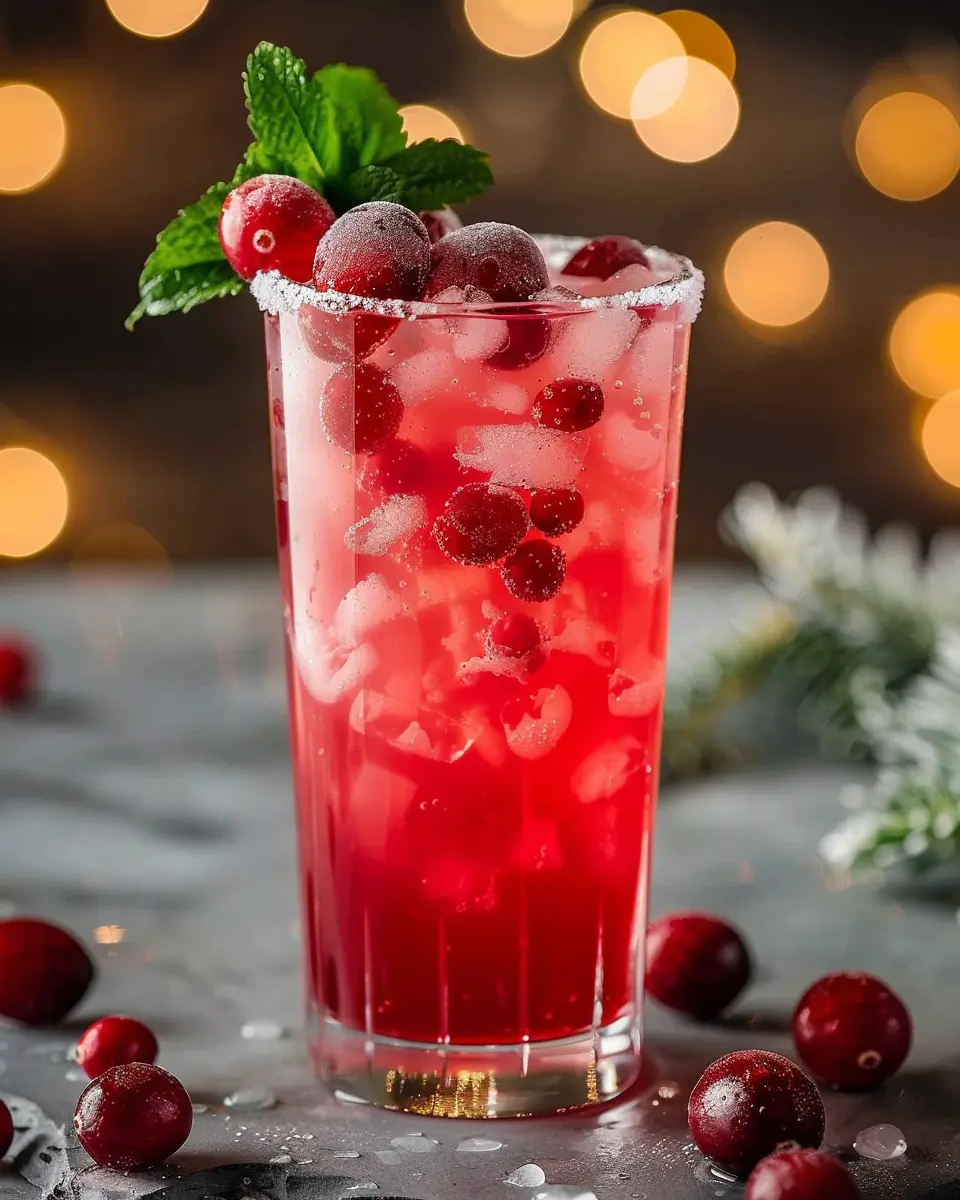 Vanilla Cranberry Crush Mocktail Recipe: Easy Festive Refreshment