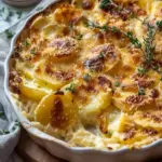 Creamy Potato and Leek Gratin