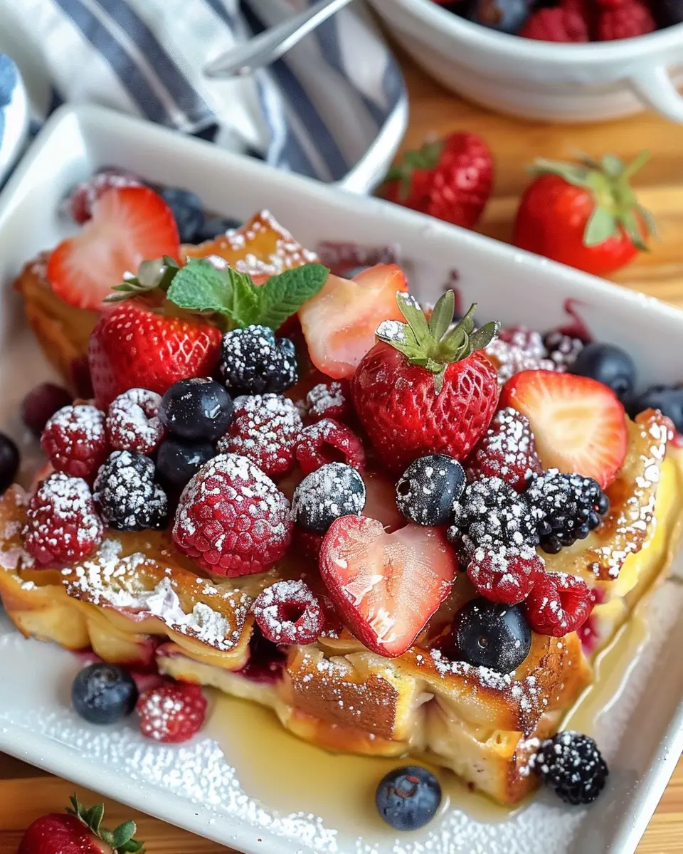 Berry French Toast Casserole: The Best Easy Breakfast Delight
