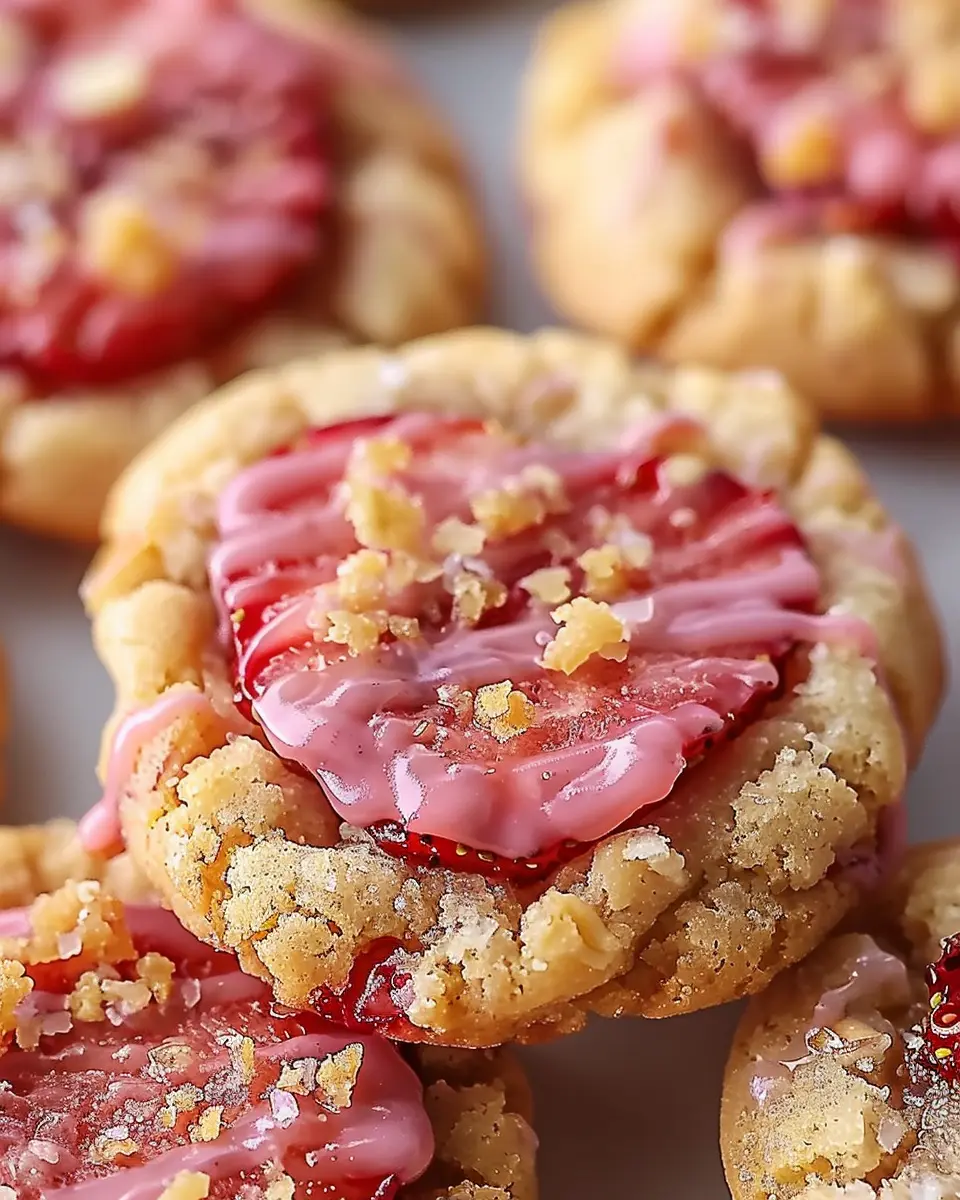 Strawberry Crunch Cookies: Easy Treat for Sweet Cravings