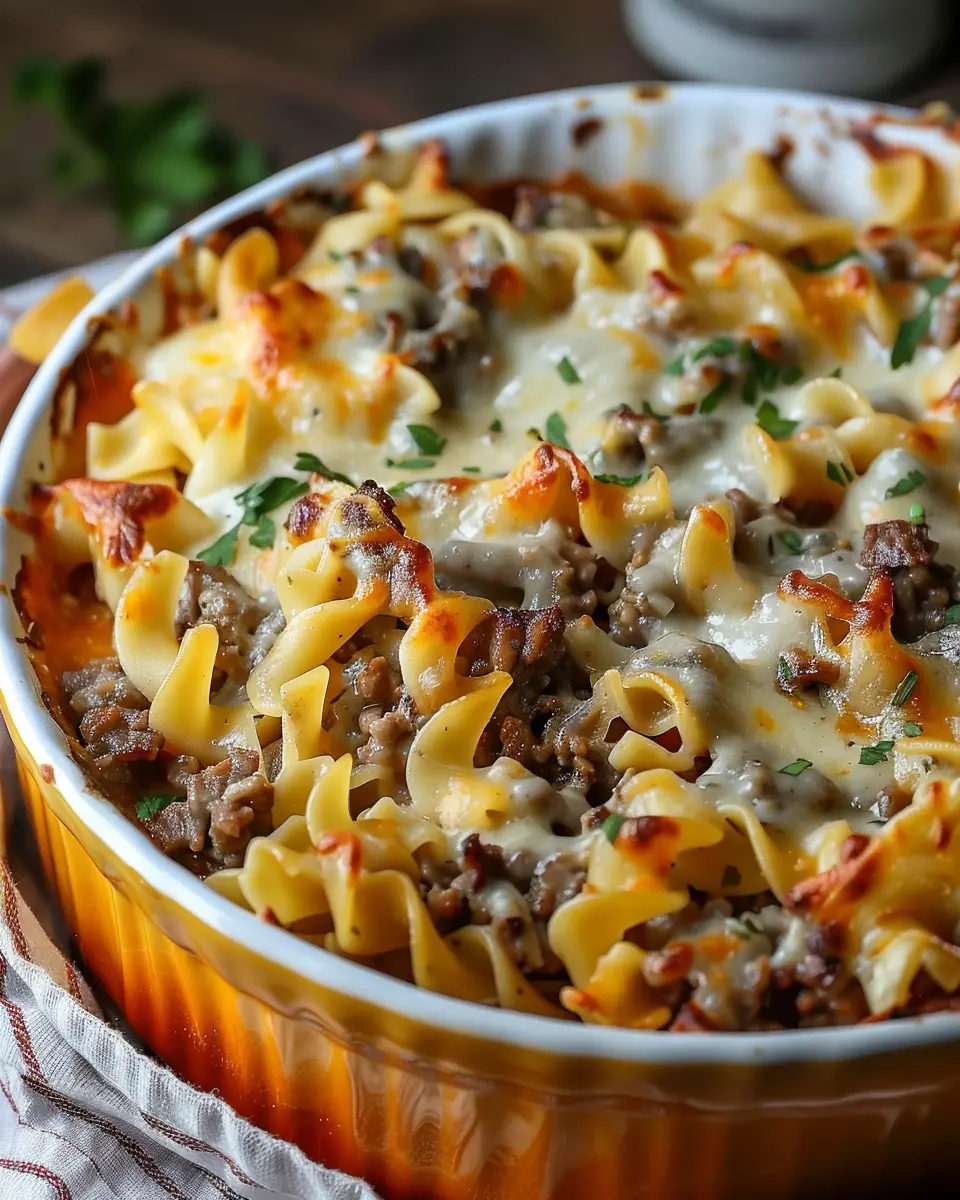 Sour Cream Beef Noodle Casserole: A Comforting Family Favorite