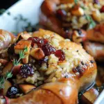 Cornish Hens with Apple-Cranberry Rice Stuffing