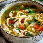 Ginger Garlic Chicken Noodle Soup