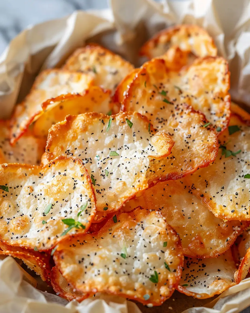 Cottage Cheese Chips Recipe: Easy Crunchy Snack with Turkey Bacon