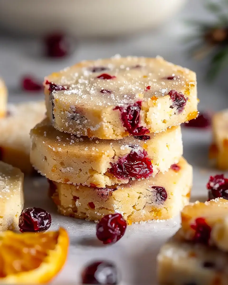 Cranberry Orange Shortbread Cookies Recipe: The Best Festive Treat