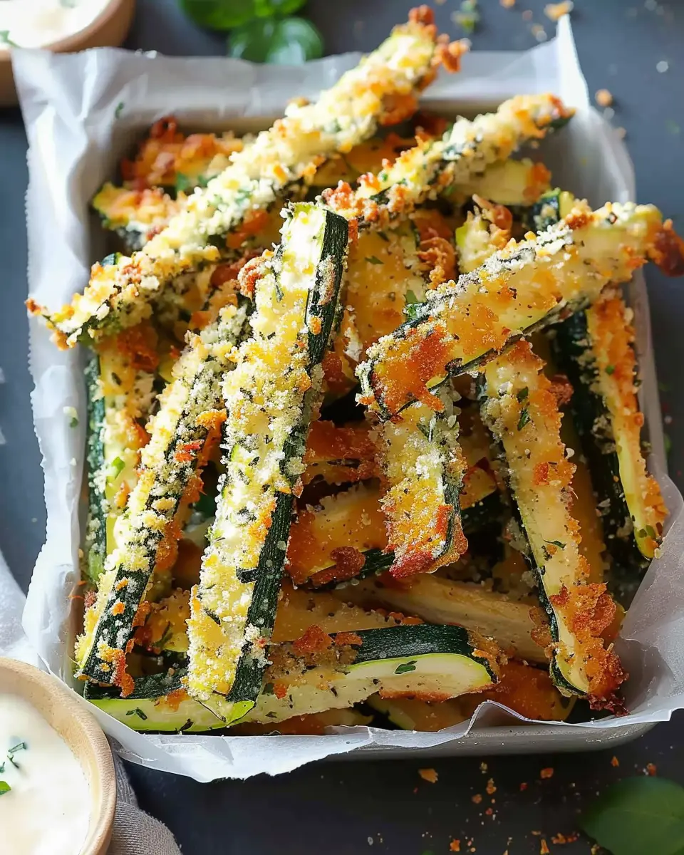 Parmesan Zucchini Fries: Easy, Crispy, and Guilt-Free Snack