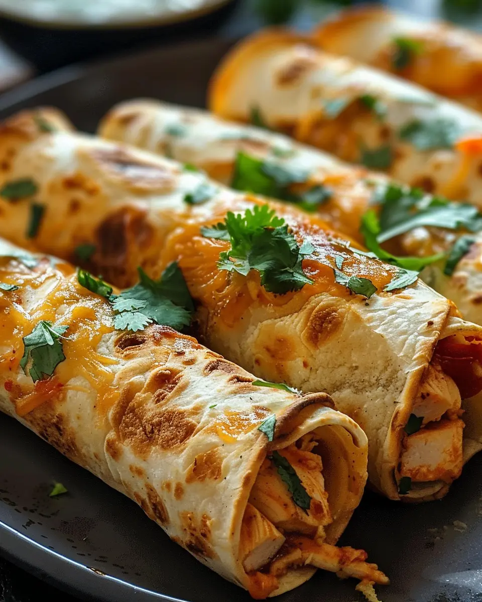 Crispy Chicken Taquitos: Easy &amp; Delicious Home-Made Delight