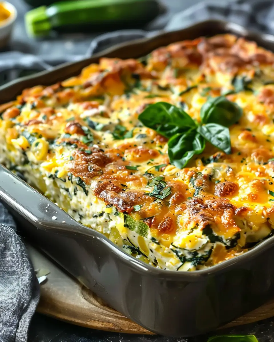 Zucchini Spinach Casserole Recipe for a Deliciously Easy Dinner